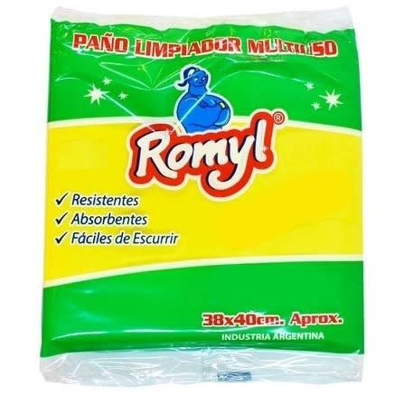 PAÑO MULTIUSO AMARILLO ROMYL X1 - ((20))