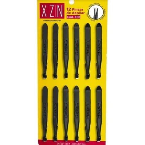 PINZA DEPILAR XZN NEGRA X12