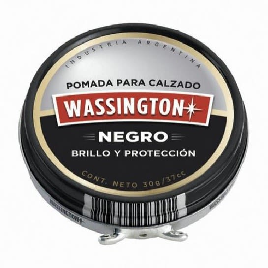 POMADA P/CALZ. WASSINGTON NEGRA X30 G. ((6))