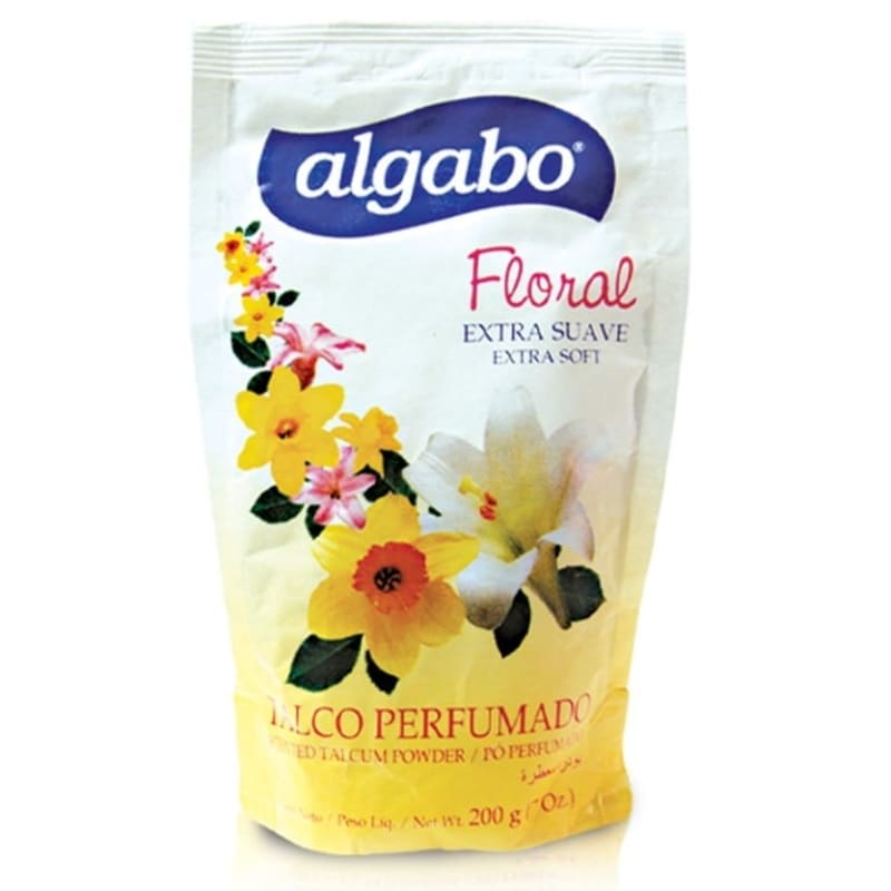 TALCO BOLSA FLORAL ALGABO X200 G.