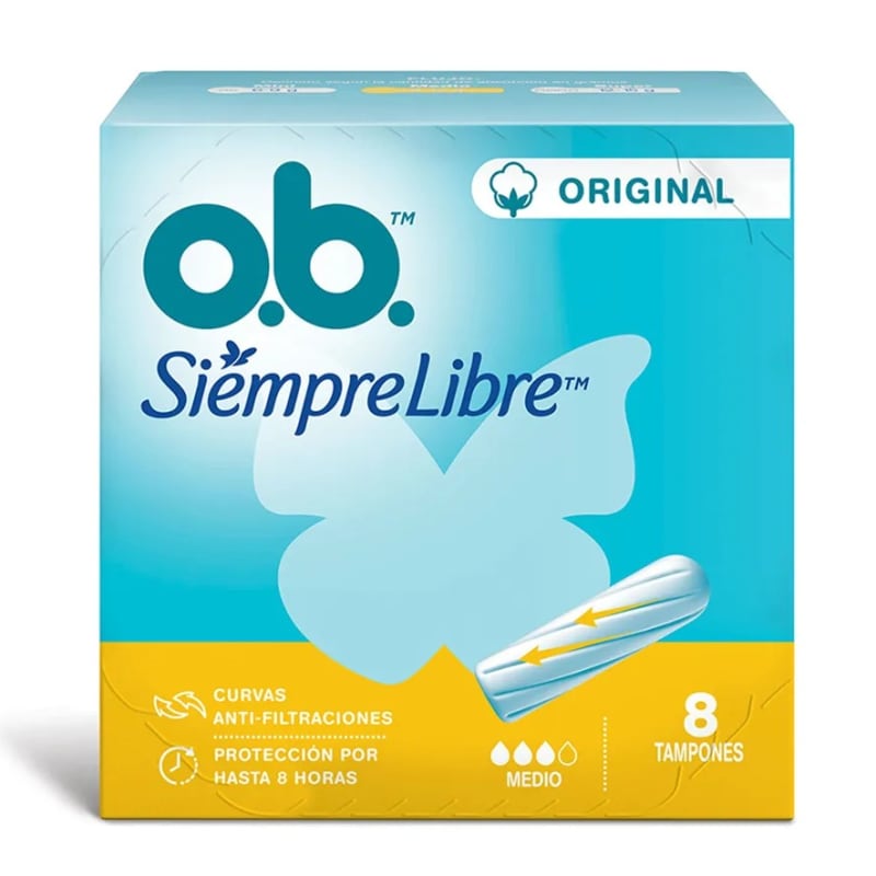 CF.TAMPONES OB MEDIANO X8