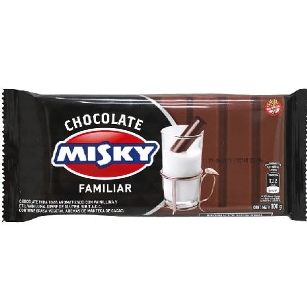CHOC. TAZA MISKY X100GRS.