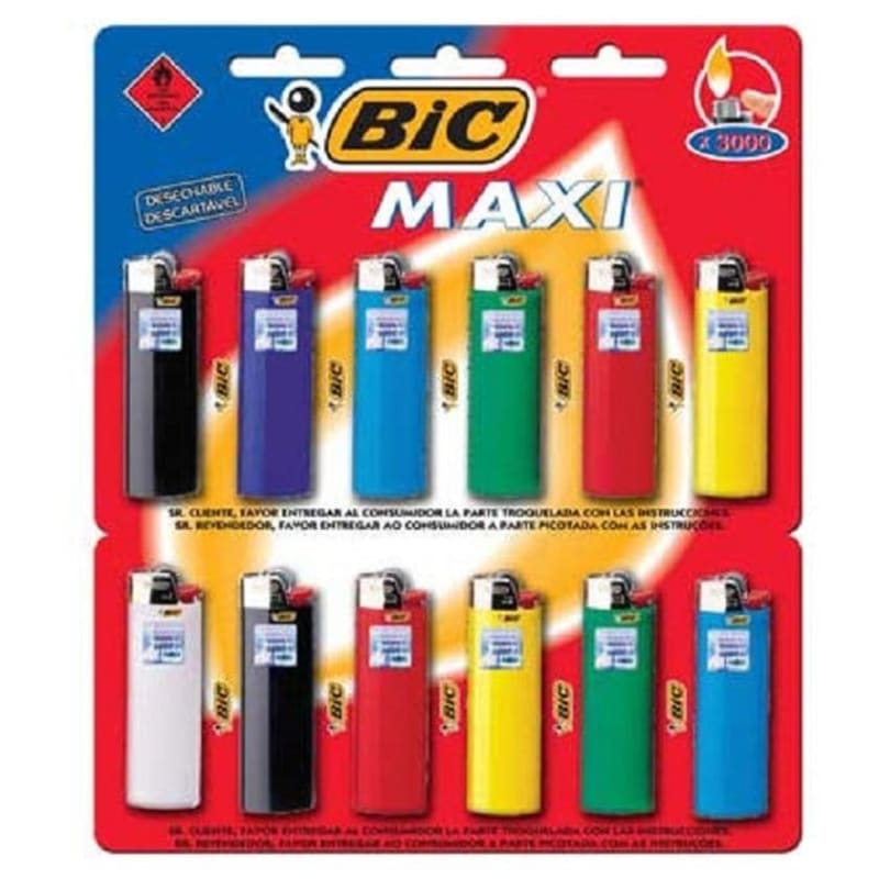 ENCENDEDOR MAXI BIC - X6 UNID