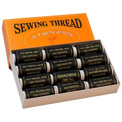 HILO DE COSER NEGRO X12U.