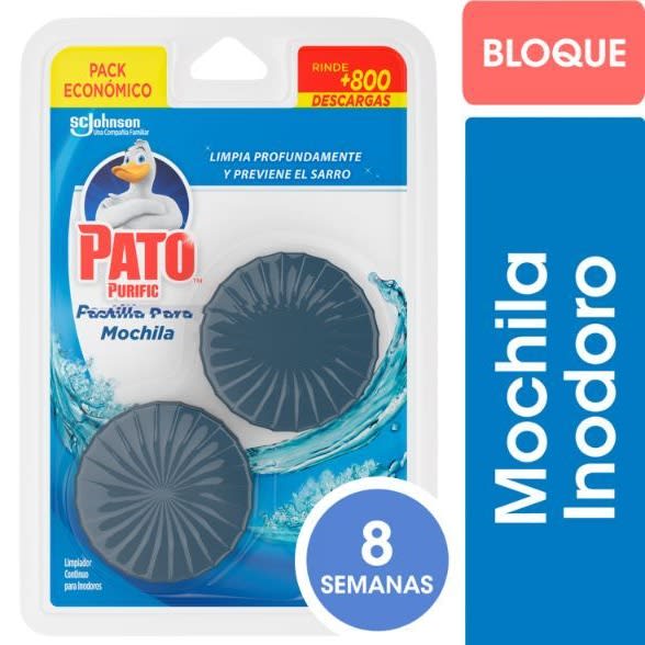 PATO BLOQUE P/MOCHILA BLISTER X2