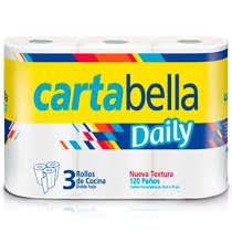PAPEL COCINA CARTABELLA 3X40 - UNID. ((10))