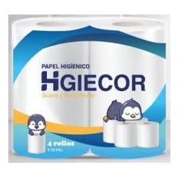 PAPEL HIGIENICO X4 HIGIECOR BCO UNID - ((12))
