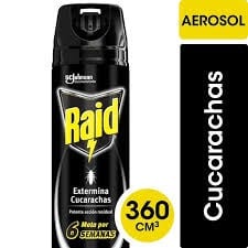 RAID AEROSOL MATA CUCARACHA X 360CC