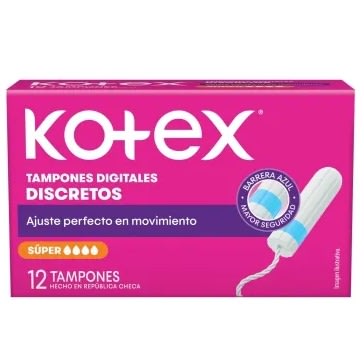 CF.TAMPONES KOTEX SUPER X10