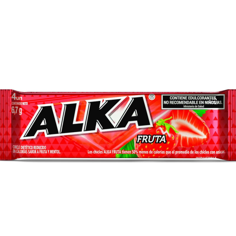 CHICLE ALKA FRUTA X20 - ((30))