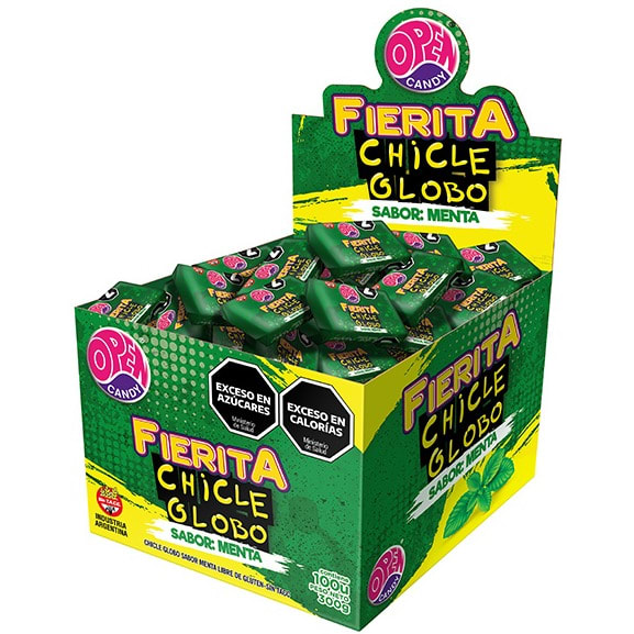 CHICLE FIERITA MENTA X100