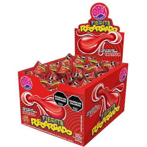 CHICLE REC. FRUTILLA X50U ((12))