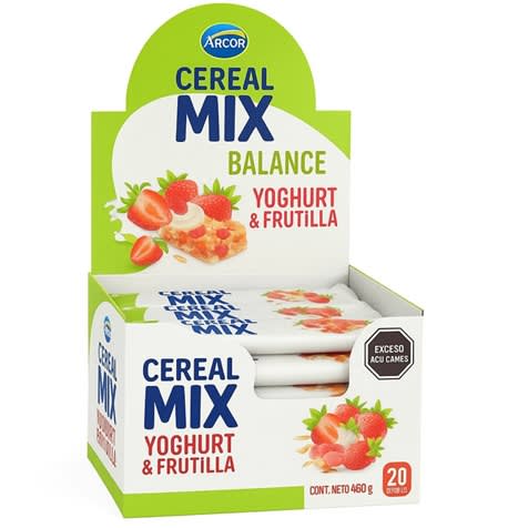 CEREAL MIX YOGUR FRUTILLA - CAJA X20