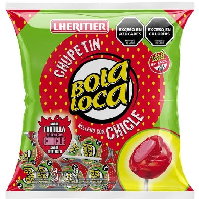 CHUP. BOLA LOCA - X24 UNID.