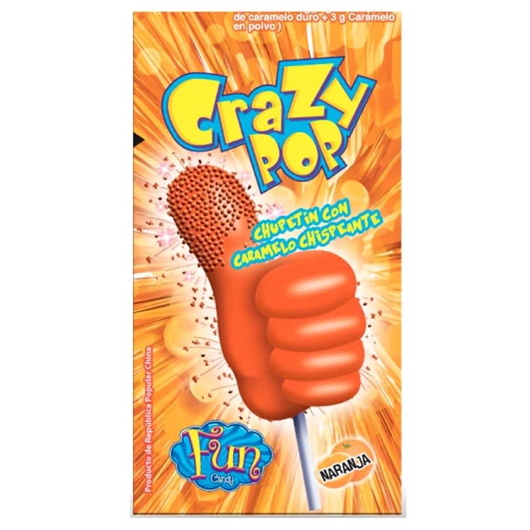 CRAZY POP NARANJA X10U