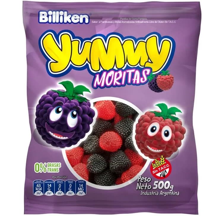 GOMITA YUMMY MORITAS X500 G. ((6))