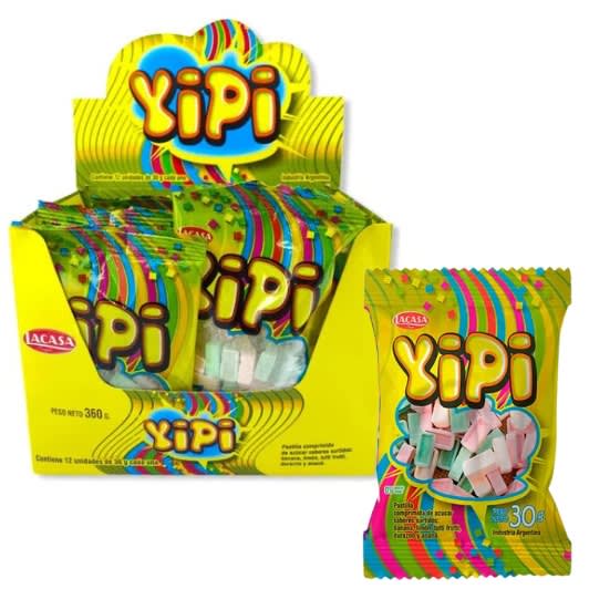 PASTILLAS YIPI - DISPLAY X12