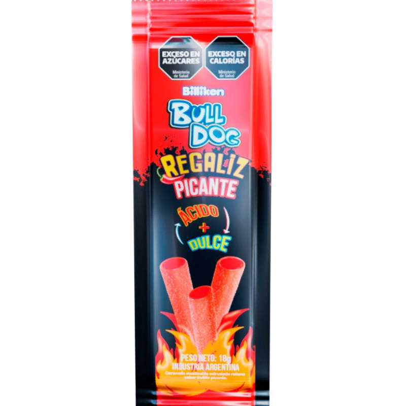 REGALIZ BULL DOG PICANTE 12X18G