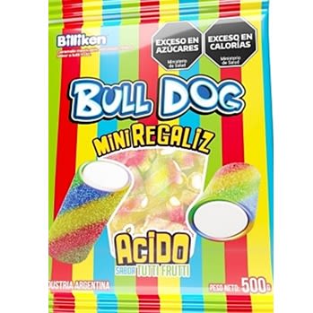 REGALIZ BULL DOG MINI TUTTI X500 G. ((6))