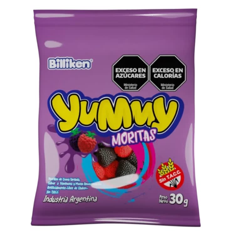 YUMMY MORITAS DISPLEY 12X30G