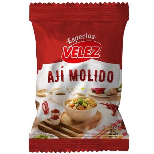 AJI MOLIDO VELEZ X25 G. ((10)) - ESPECIAS