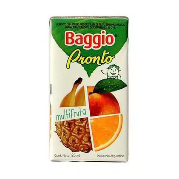 JUGO BAGGIO X125 CC MULTIFRUTA X18 UNID.