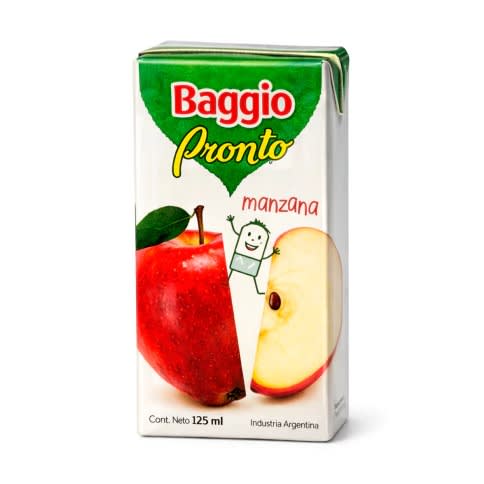 JUGO BAGGIO X125 CC MANZANA X18 UNID.