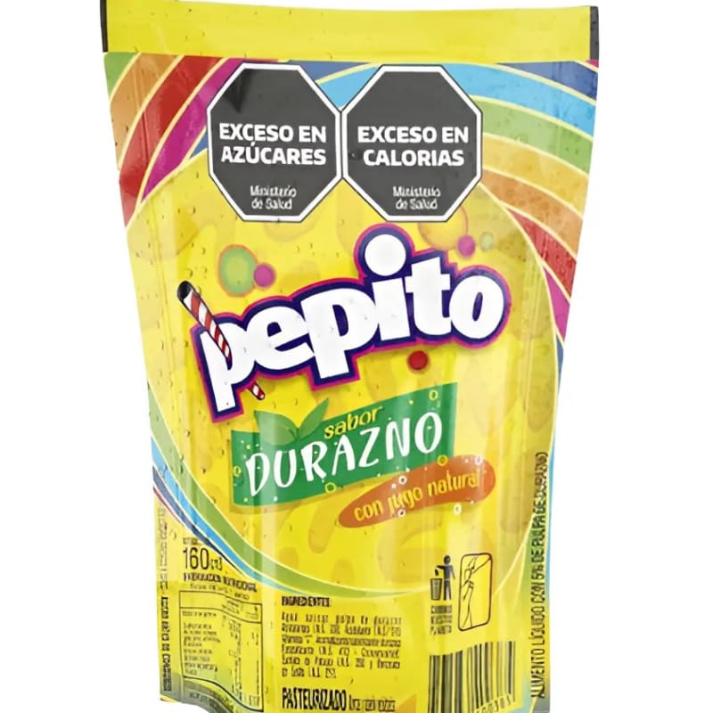 JUGO PEPITO DURAZNO X18 UNID.