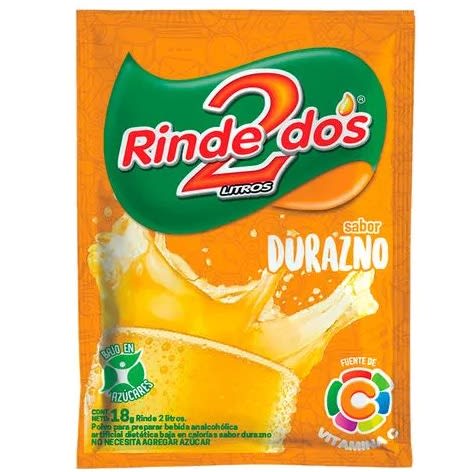 JUGO RINDE2 DURAZNO - CAJA X10