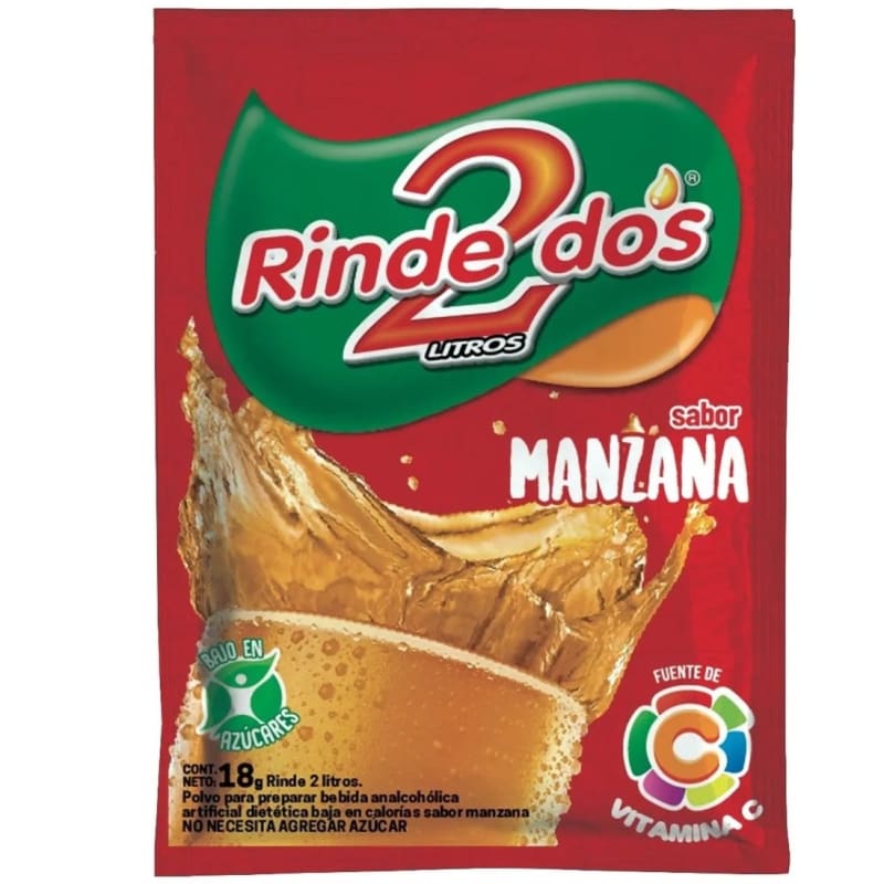 JUGO RINDE2 MANZANA - CAJA X10