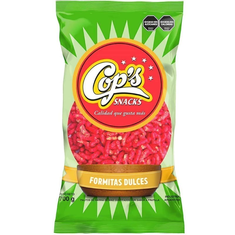 DULCITA COPS FRUTILLA X800 G. ((10)) - SNACK