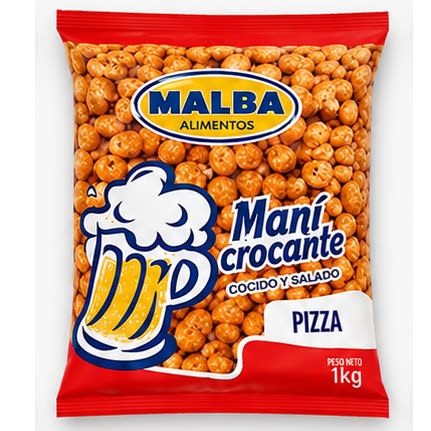 MANI SABORIZADO MALBA PIZZA X1 KG. ((10)) - SNACK