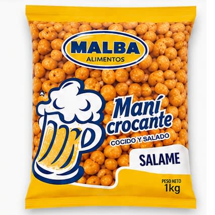 MANI SABORIZADO MALBA SALAME X1 KG. ((10)) - SNACK