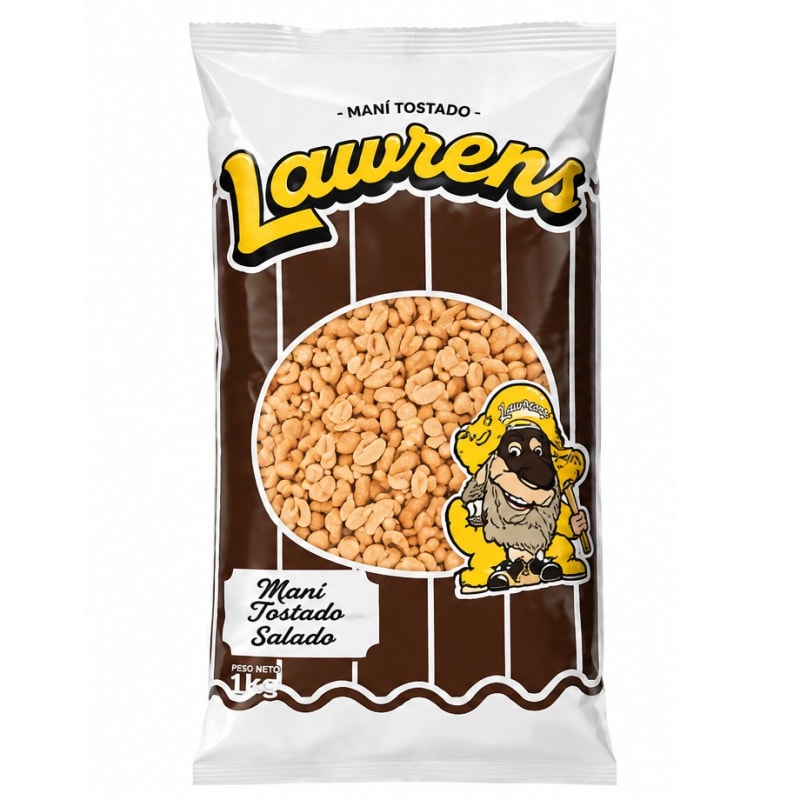 MANIES LAURENS SALADO S/P X1 KG. - SNACK