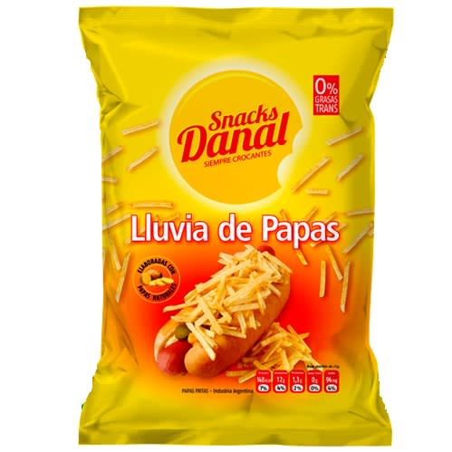 PAPA DANAL LLUVIA X800G. ((8)) - SNACK