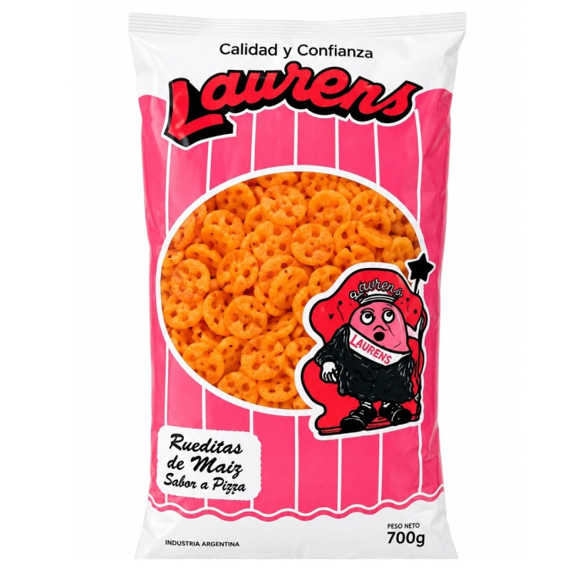 PIZZETA PICANTE LAURENS X700 G. - SNACK