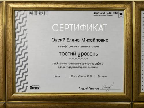Сертифікат лікаря STATUS 12