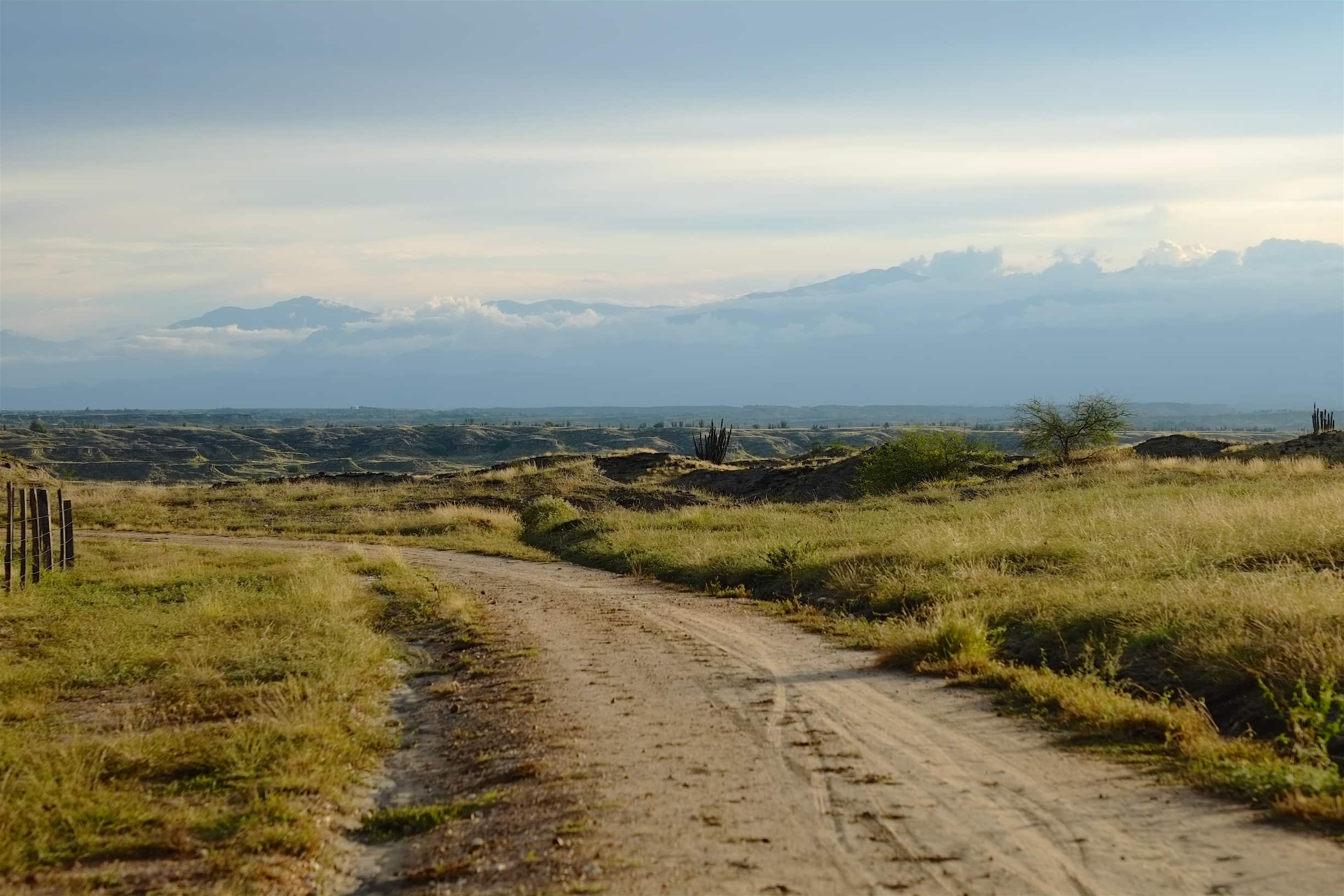 Jeep in Tatacoa desert