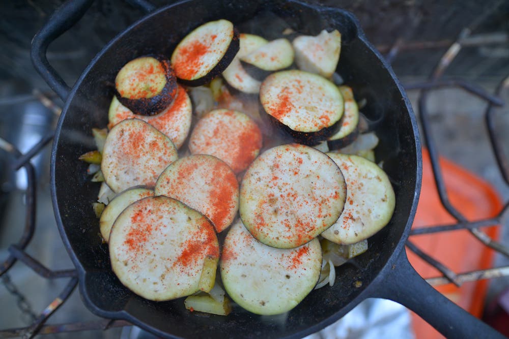 Car camping with solostove