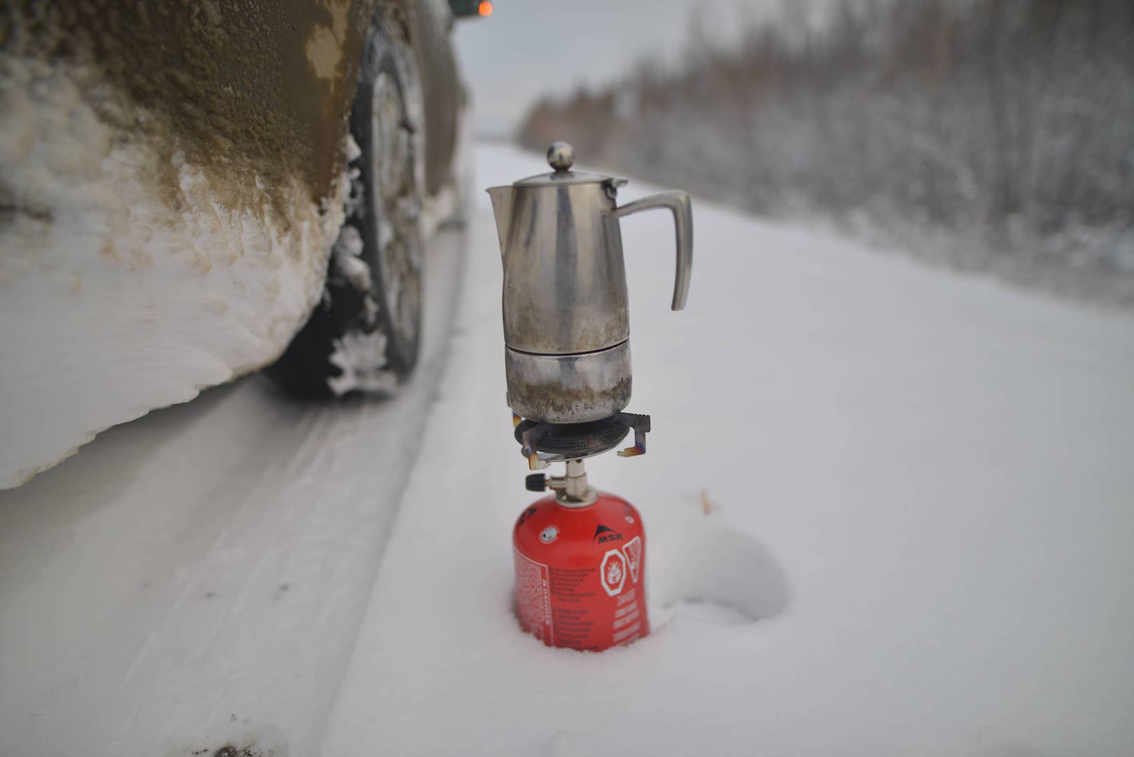 MSR stove mokapot