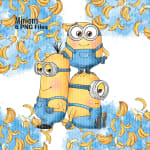 Agnes and Minions Watercolor Clipart Bundle Unicorns and Bananas PNG (Digital Download) - Image 3