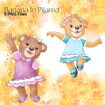 Bananas in Pajamas Clipart Bundle Watercolor B1 B2 PNG (Digital Download) - Image 2