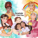 Encanto Clipart Bundle Mirabel Family Watercolor Disney PNG (Digital Download) - Image 1