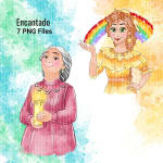 Encanto Clipart Bundle Mirabel Family Watercolor Disney PNG (Digital Download) - Image 3