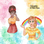 Encanto Family Clipart Bundle Disney Watercolor PNG (Digital Download) - Image 3