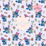 Flower Baby Disney Seamless Pattern Stitch Paper (Digital Download) - Image 1