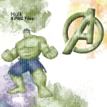 Hulk Watercolor Clipart Bundle Superhero Marvel Studios PNG (Digital Download) - Image 3