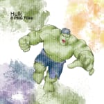Hulk Watercolor Clipart Bundle Superhero Marvel Studios PNG (Digital Download) - Image 4