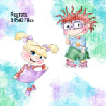 Rugrats Clipart Bundle Nickelodeon 90s Cartoon Watercolor PNG (Digital Download) - Image 2