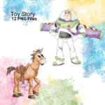 Toy Story Watercolor Clipart Bundle Pixar PNG (Digital Download) - Image 3